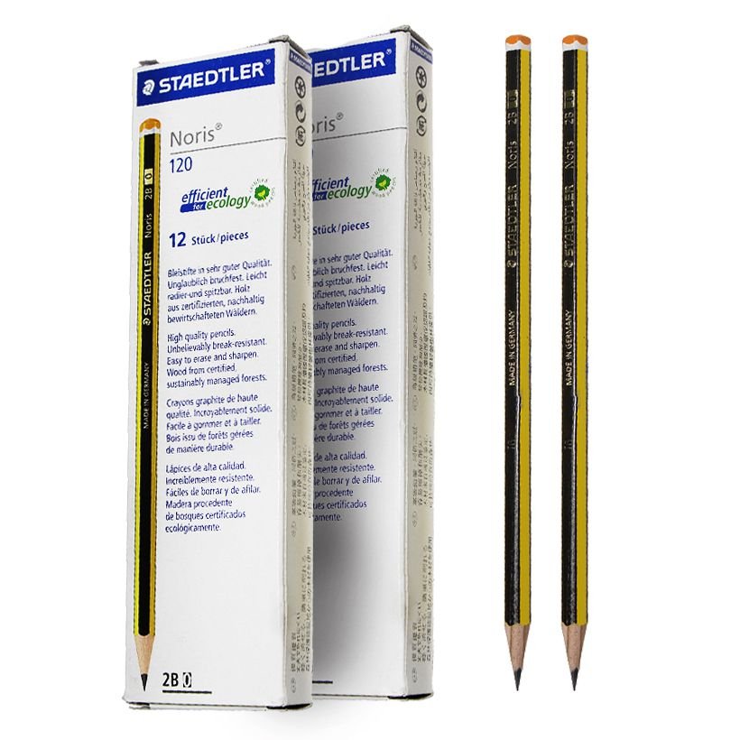 Bút chì Staedtler 120-2B; 120-HB (Hộp 12 chiếc)