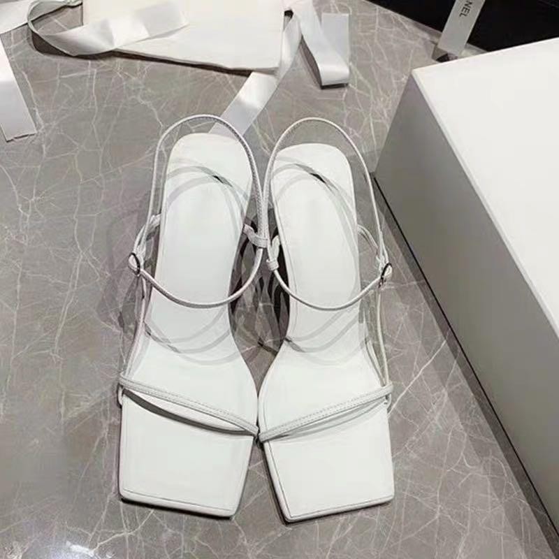 Sandal quai mảnh 7p gót cao cấp TDS22