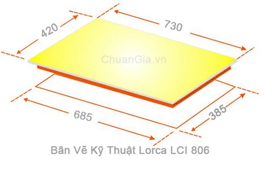 Bếp từ đôi Lorca LCI-806