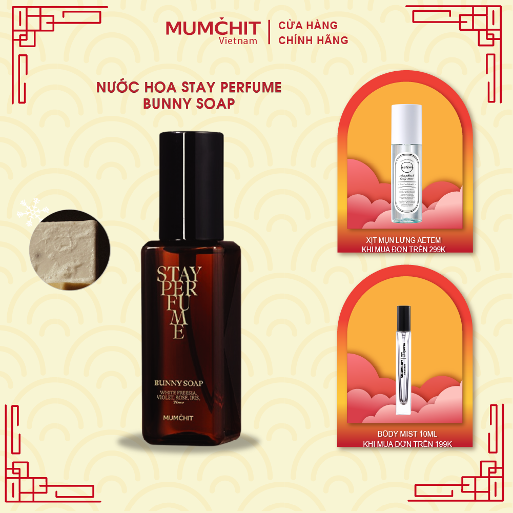 Nước Hoa Mumchit - Mumchit Stay Perfume BUNNY SOAP 80ml