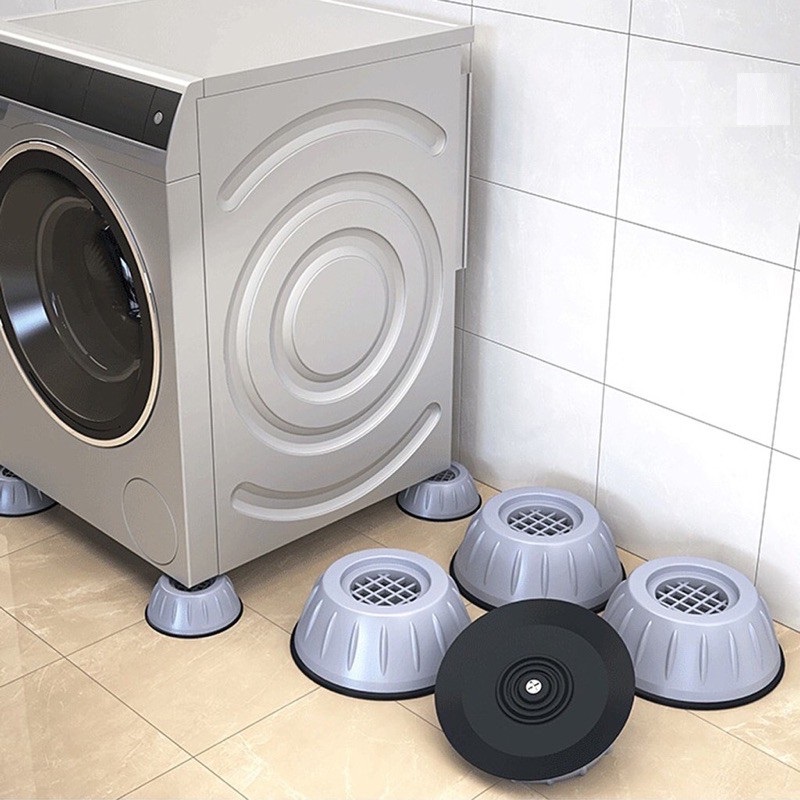 Đế chống rung máy giặt bộ 4 cái siêu êm , Chân Kê Máy Giặt Chống Rung chống ôn,chân kê tủ lạnh