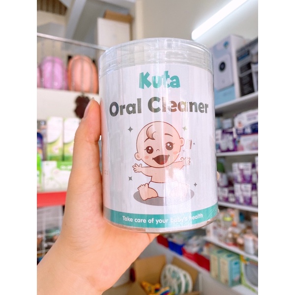 Cây rơ lưỡi Kuta đầu gạc y tế cho bé yêu