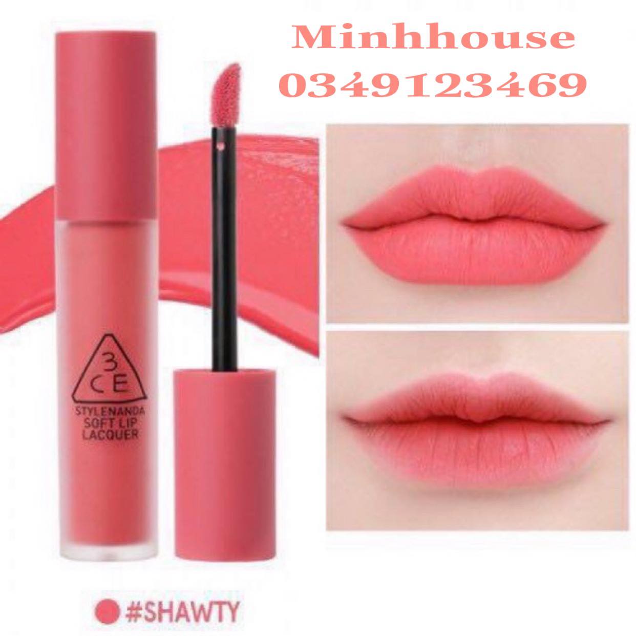 Son 3ce chuẩn xách tay màu shawty