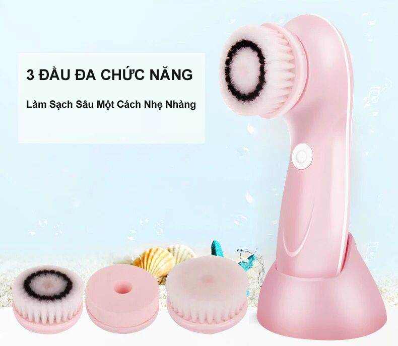 [HCM]Máy rửa mặt bằng điện cổng sạc usb