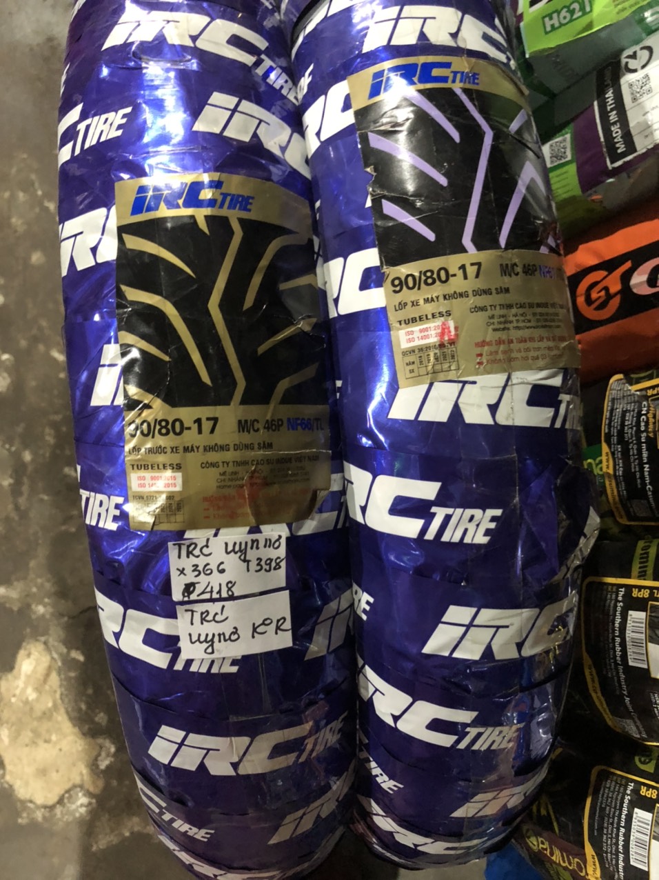 Lốp trước winner - vỏ irc-inoue - lốp 90/80-17