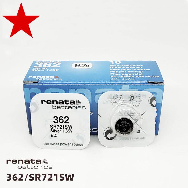 Pin đồng hồ 362 SR721SW Renata chính hãng Thụy Sỹ - Vỉ 1 viên