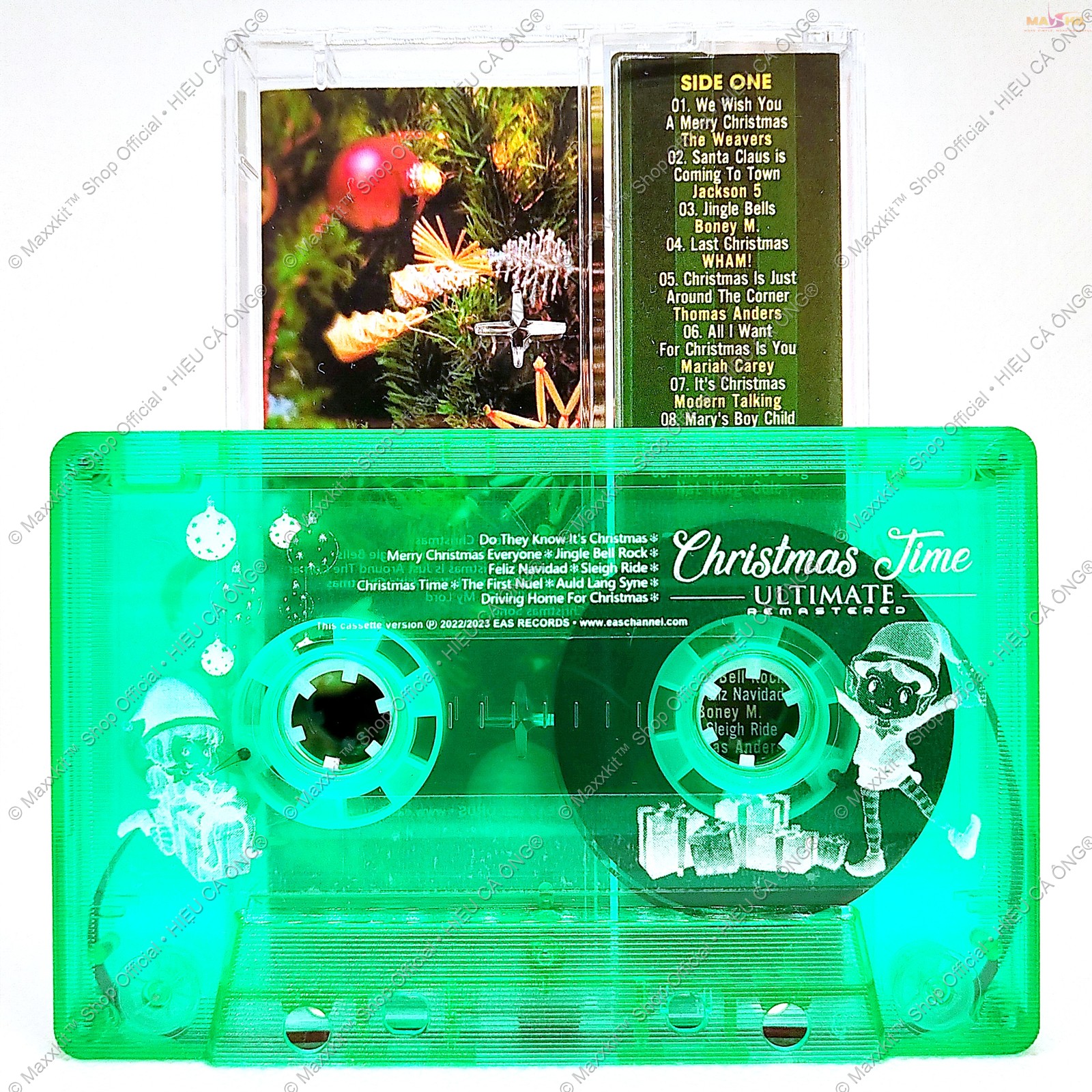 Băng cassette Christmas Time (Ultimate Collection) - Nhạc Giáng Sinh Quốc Tế Chọn Lọc - Wham - michael jackson - whiteney houston - backstreet boys - EAS Records