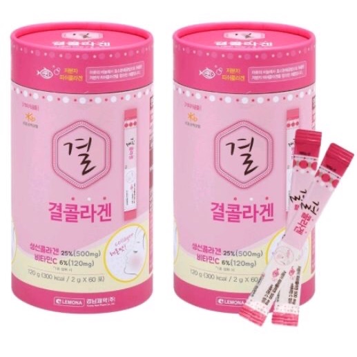 [LEMONA] COLLAGEN HỒNG DA Hàn Quốc 60 gói