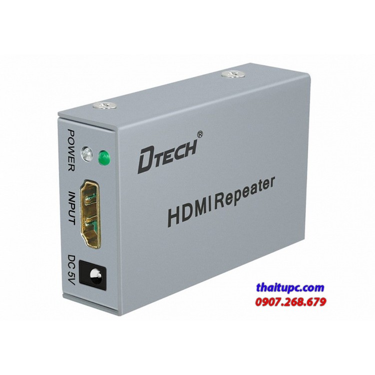 Bộ khuếch đại tín hiệu HDMI 30m, Dtech DT-7042