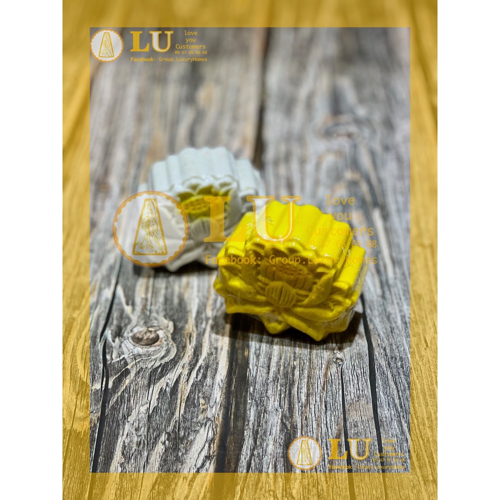 Oản rustic, oản coarse flower lotus pattern II | Lu