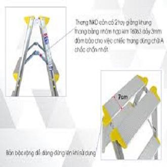 Thang nhôm gấp chữ A Nikawa NKD-06