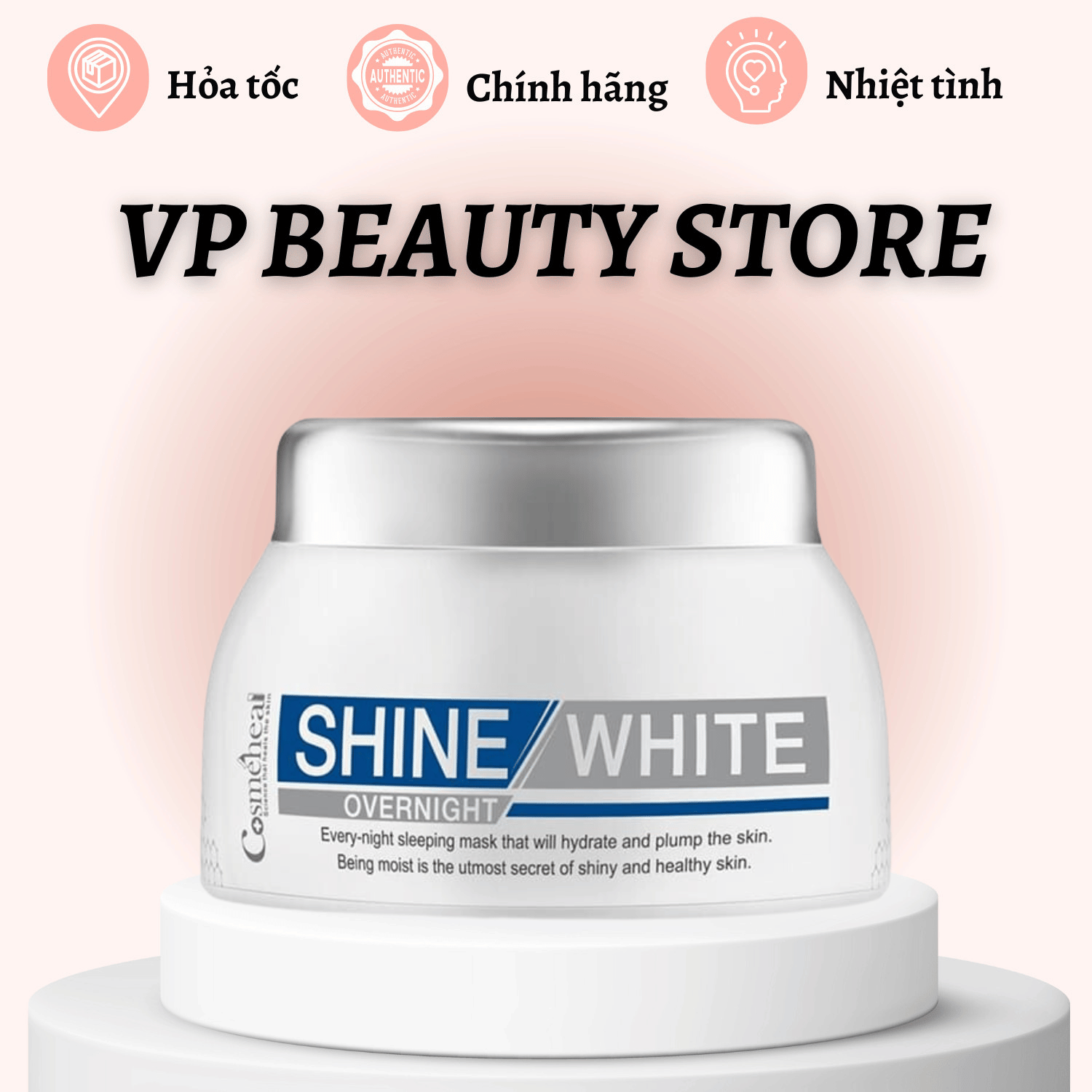 Mặt nạ ngủ shine white overnight