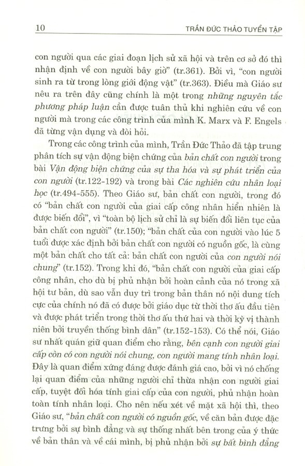 Trần Đức Thảo Tuyển Tập, Tập III (1986-1993)