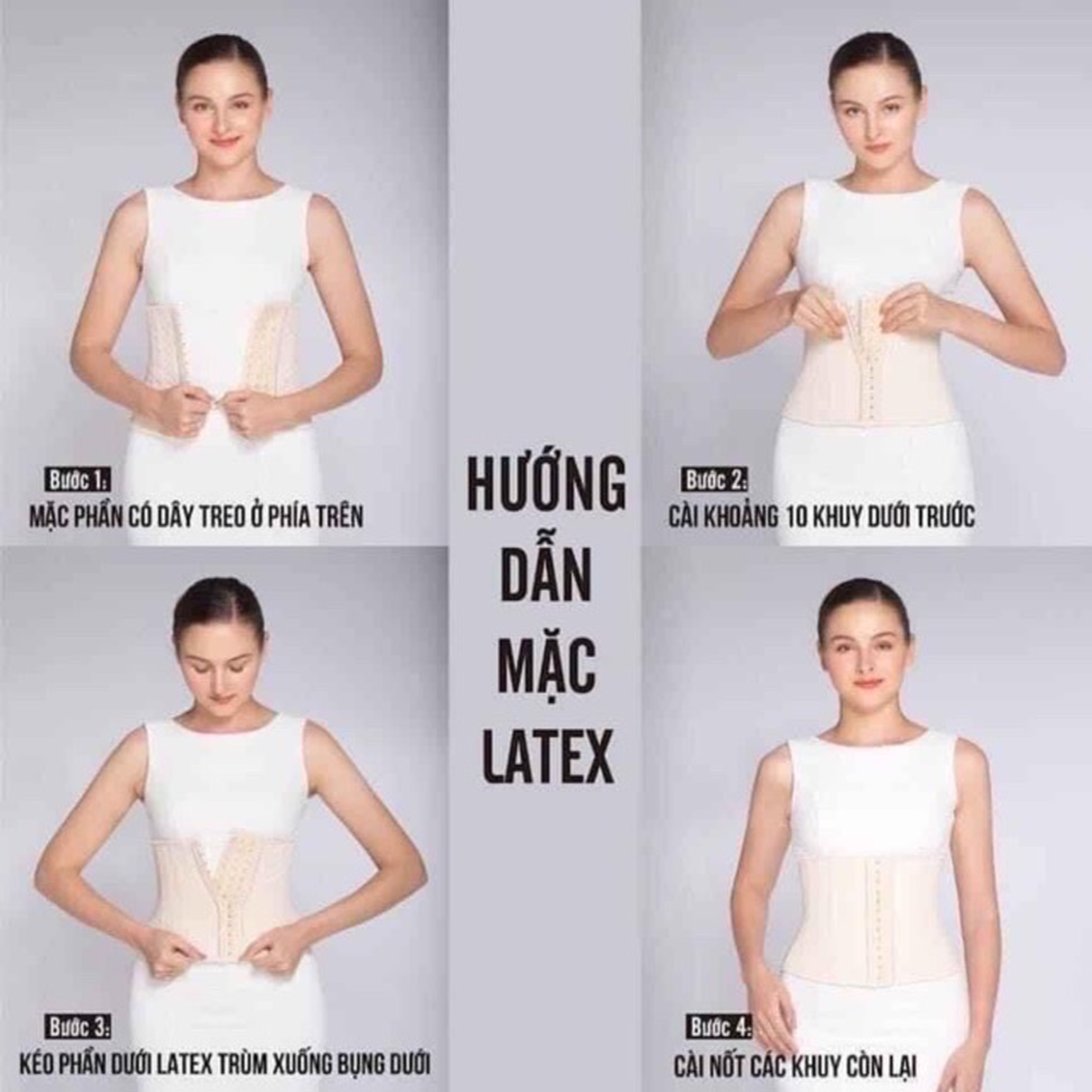 Đai nịt bụng Latex 25 xương 29cm
