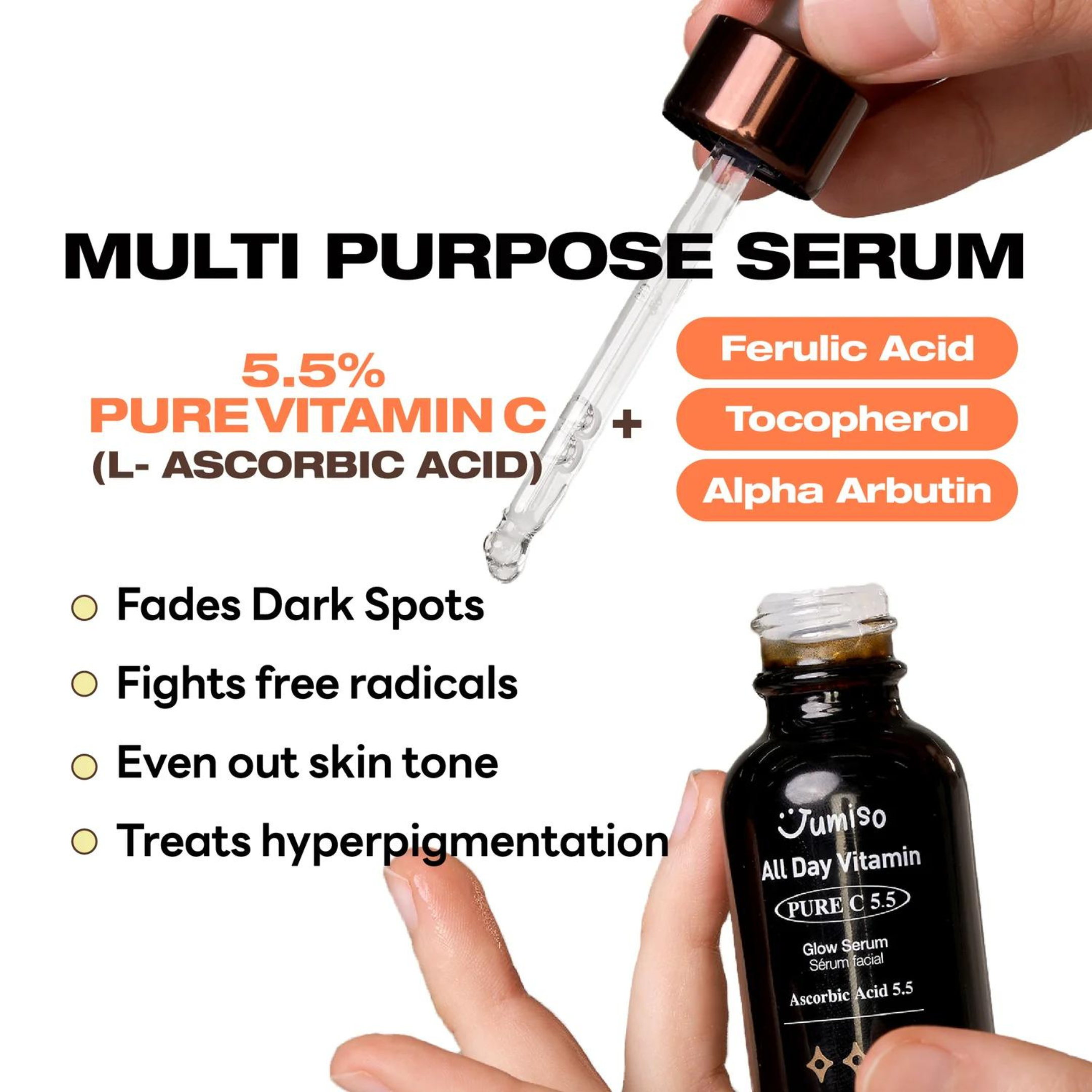 Serum dưỡng sáng mờ thâm Jumiso Vitamin C