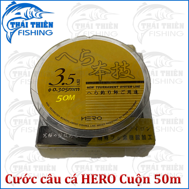 Dây câu, Cước câu cá Hero cuộn 50m
