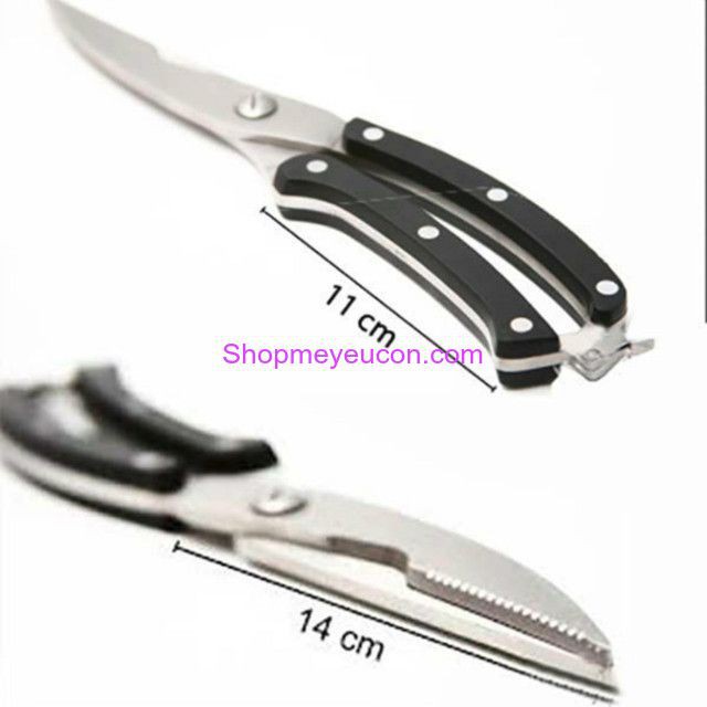 Kéo Cắt Gà Vịt Cán Sừng -K003