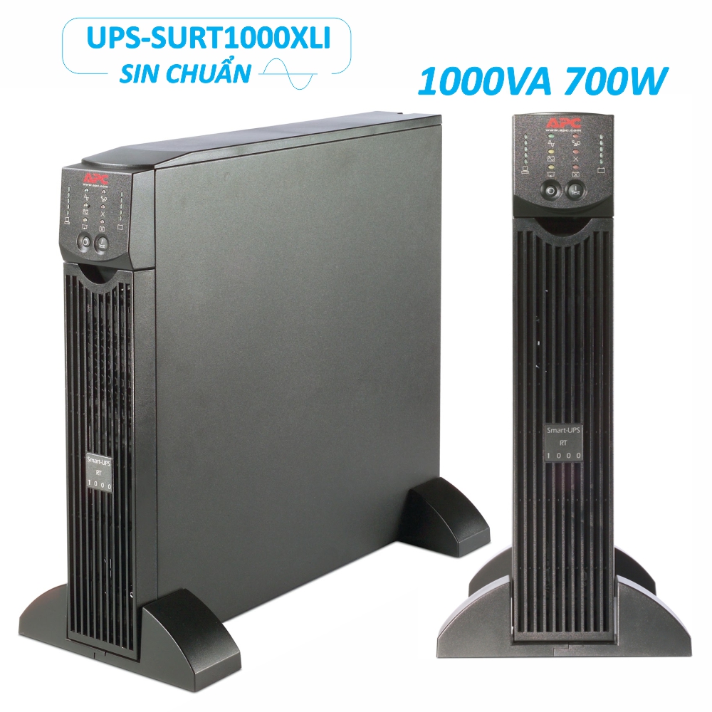 BỘ LƯU ĐIỆN APC SMART-UPS RT 1000VA (SURT1000XLI) SIN CHUẨN 220V 700W
