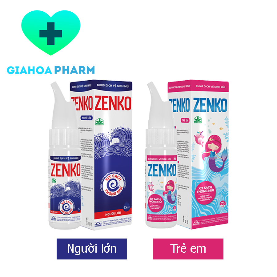 Dung dịch xịt vệ sinh mũi Zenko
