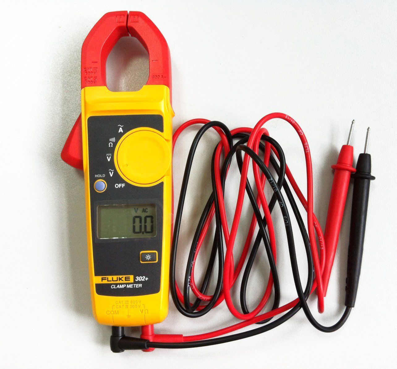 FLUKE 302+ dây đo đài loan Ampe kìm đo dòng AC (400A)