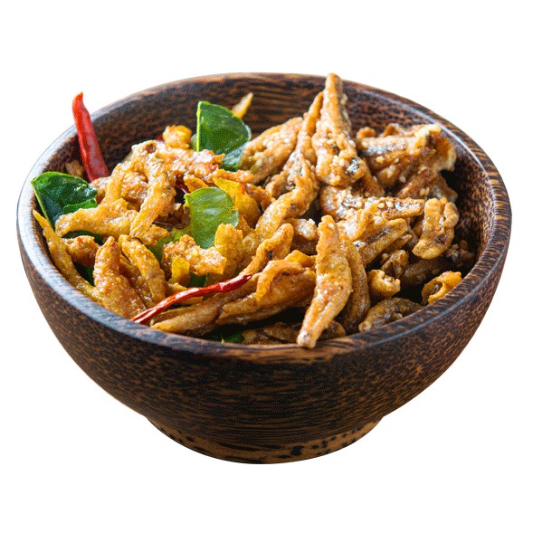 Cá cơm sấy lá chanh ăn liền (Hũ 130g) Mailey