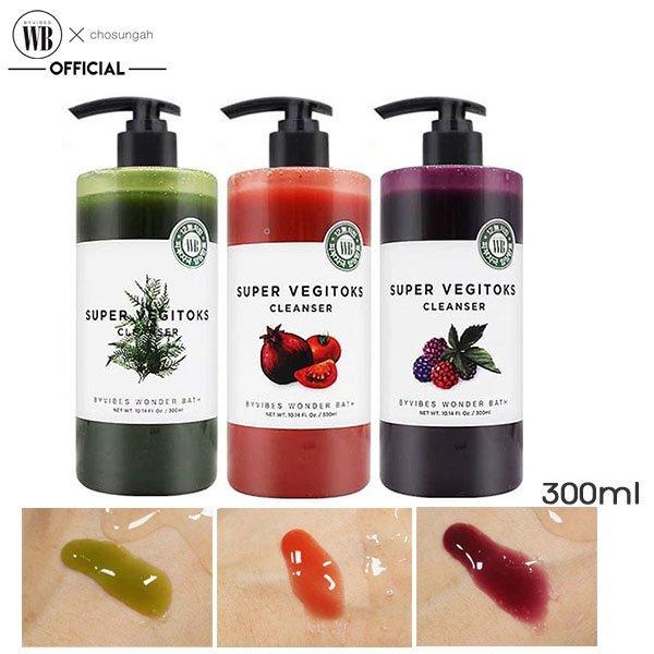 Sữa rửa mặt - Sữa rửa mặt rau củ thải độc da Super vegitoks cleanser Hàn Quốc