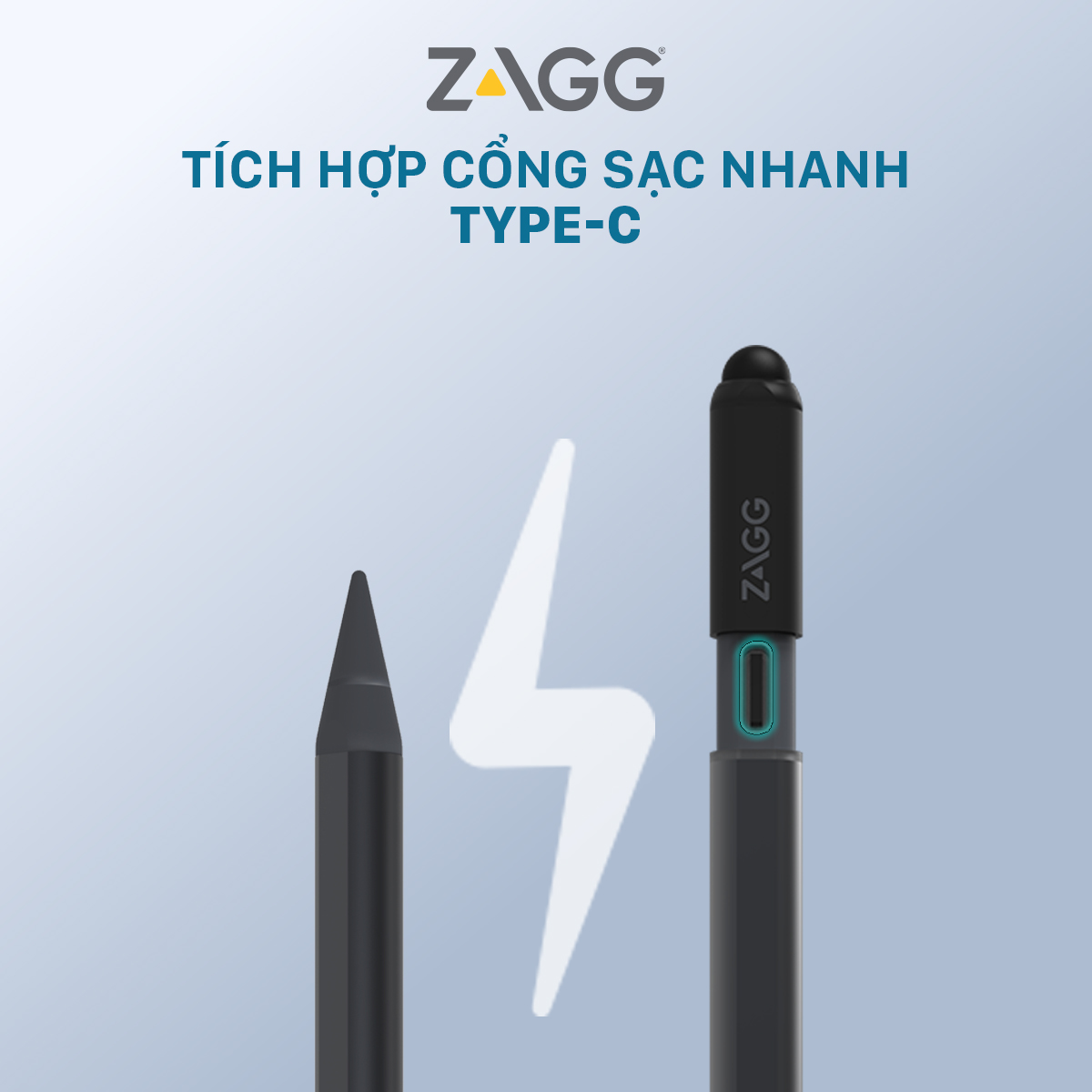Bút cảm ứng ZAGG Pro Stylus Pencil