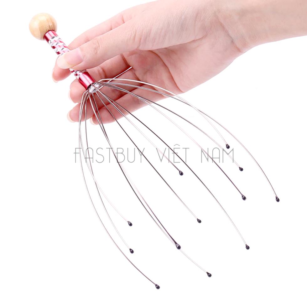 Dụng Cụ Massge Đầu,Cây Massage Đầu Bạch Tuột Thư Giãn