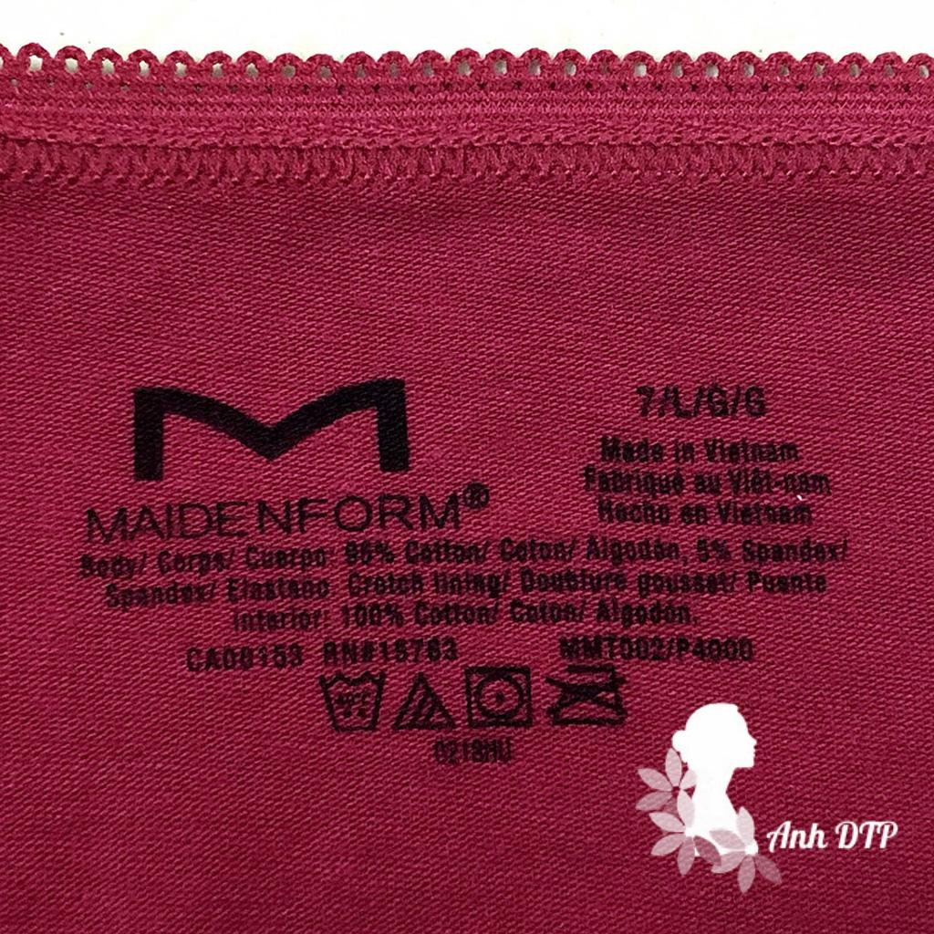 Quần nữ boxer Maidenform size M và L hàng xuất Pháp