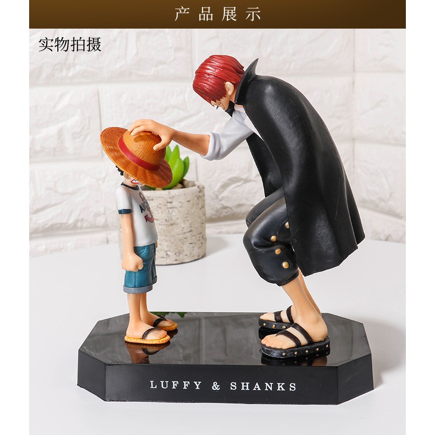 (Có sẵn - 18cm) Mô hình Luffy và Shank - Mô hình One Piece
