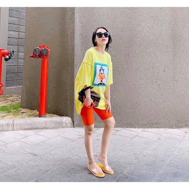 QUẦN ĐÙI NGỐ -  LEGGING RAINBOW THÁI LAN