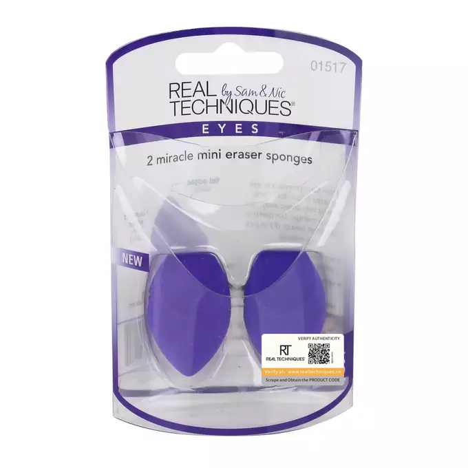 Bông mút trang điểm mắt RT Real Techniques 2 Miracle Mini Eraser Sponges