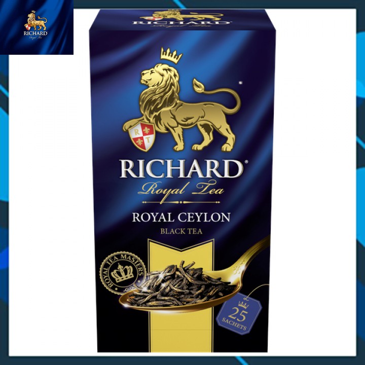Ceylon - Trà đen Ceylon - Richard Royal Ceylon Hộp 50GR