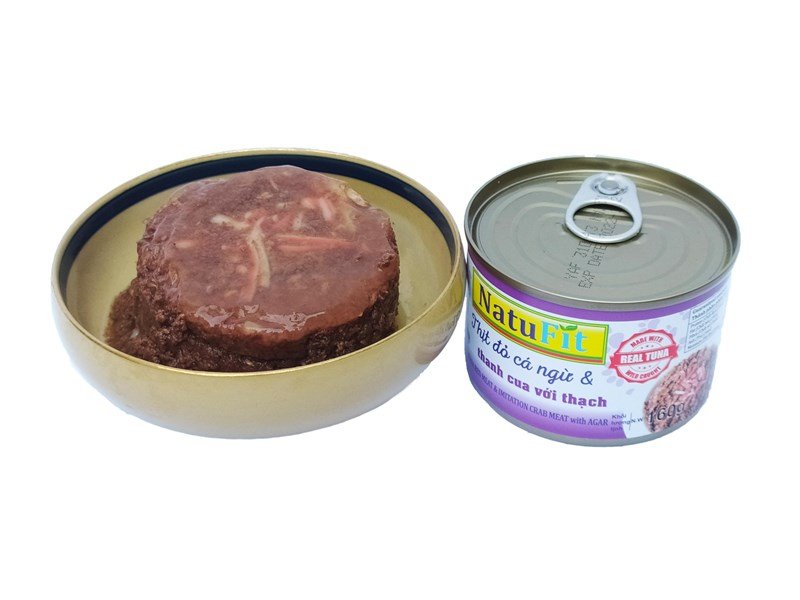 Pate NatuFit Thịt Đỏ Cá Ngừ Cho Chó Mèo -Lon 160g