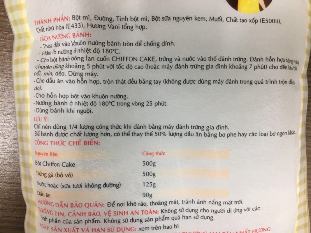 Bột Bánh Mì Mè Đen Hàn Quốc 500gr