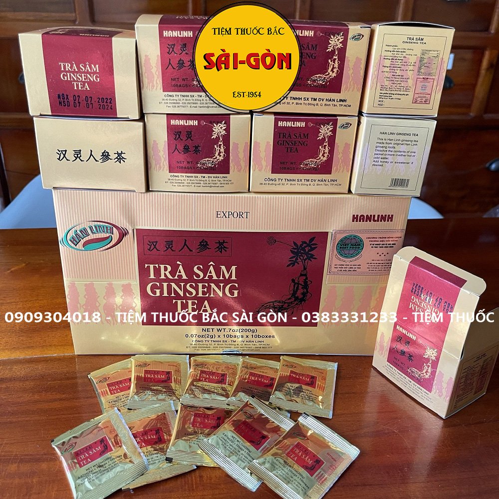 [HCM]TRÀ SÂM HÒA TAN HÁN LINH 100 GÓI