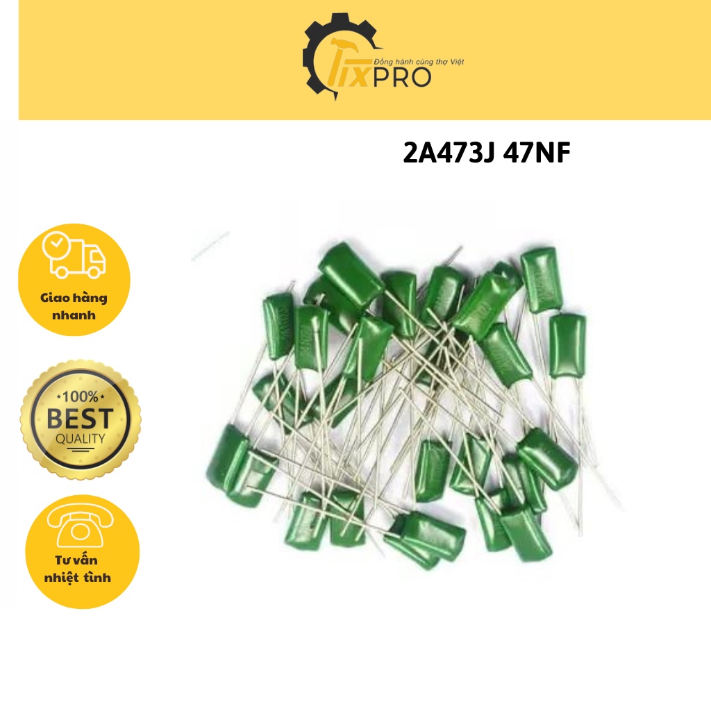 Tụ mica 2A473J 47nF 100V (10c)