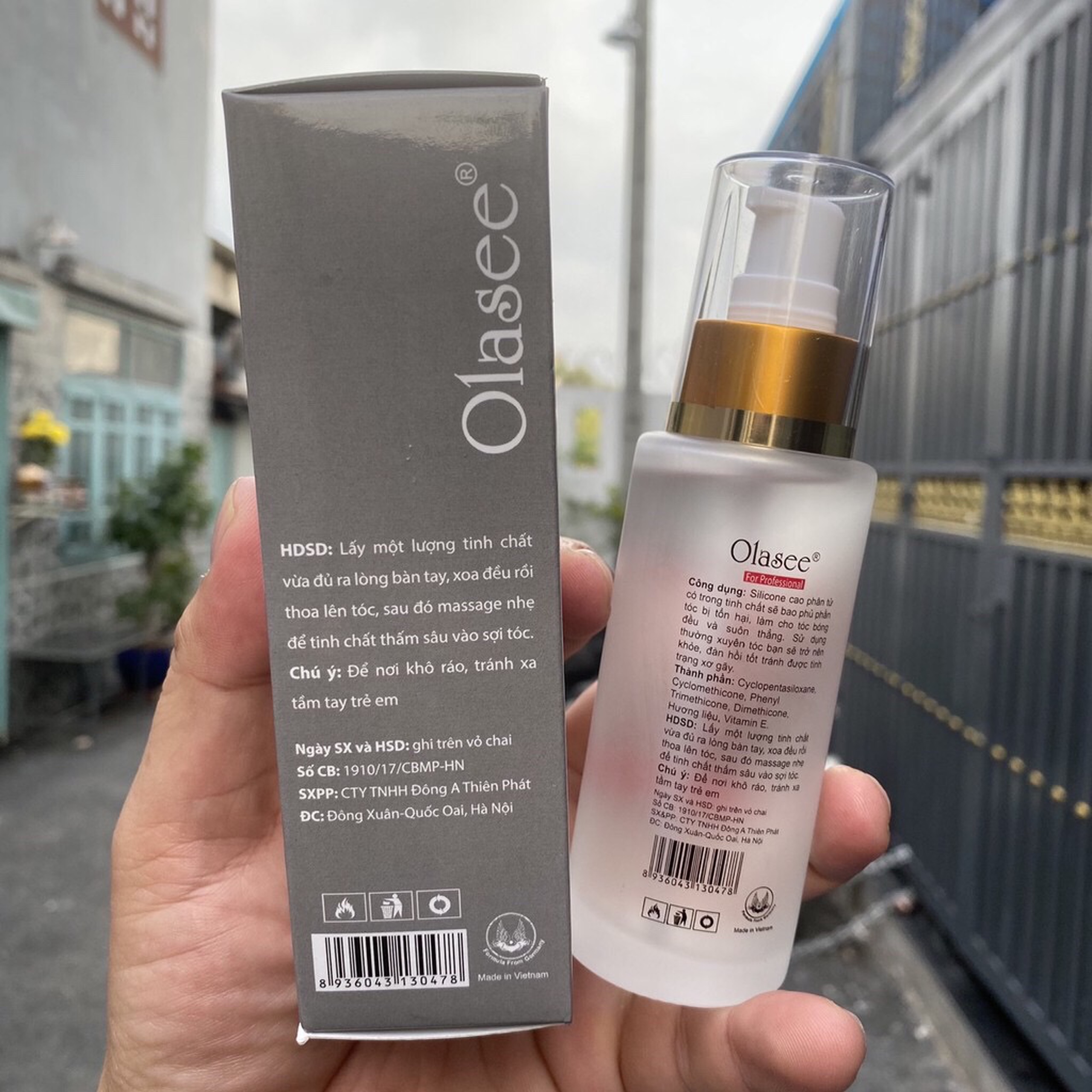 [HCM]Tinh dầu dưỡng tóc OLASEE Hair Coat 80ml