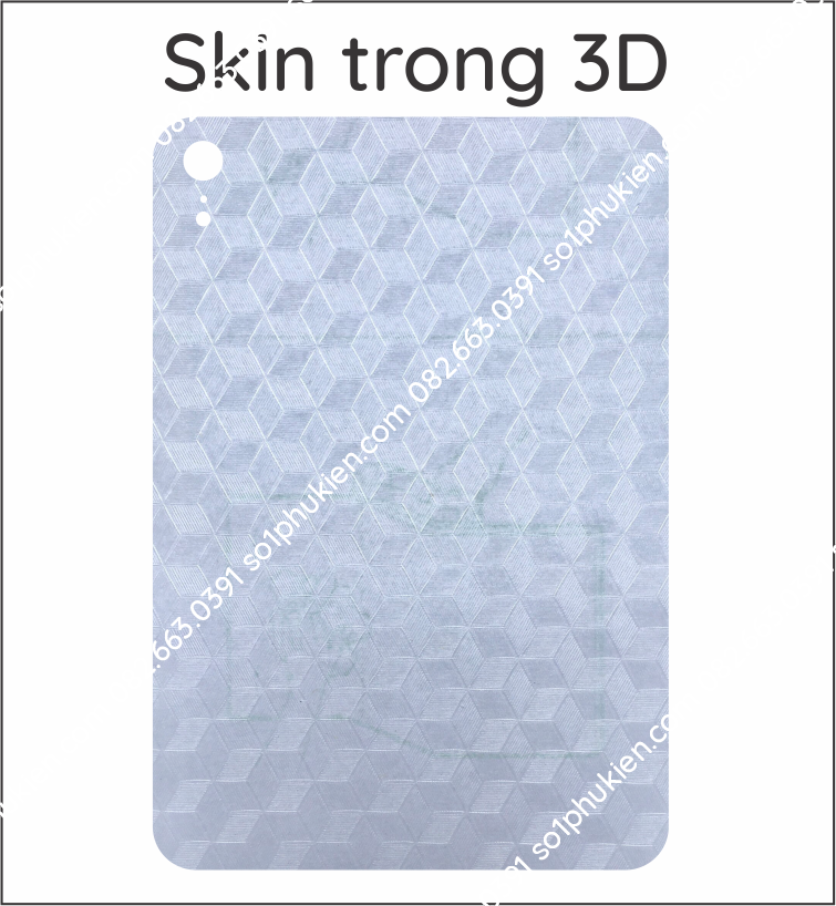 Miếng dán mặt lưng skin carbon iPad Mini 2021