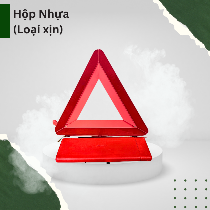 Biển cảnh báo nguy hiểm tam giác phản quang cho ô tô