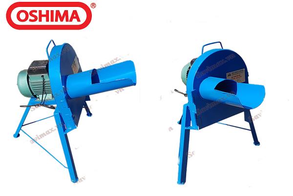 Máy băm chuối, cỏ oshima -0.75kw mô tơ đồng bên bỉ - tròn