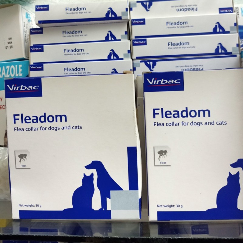 FLEADOM VIRBAC - VÒNG CỔ CHỐNG RẬN , VE GHẺ CHÓ MÈO