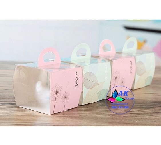 SET 5 HỘP BÁNH MICA MINI SIZE 10CM