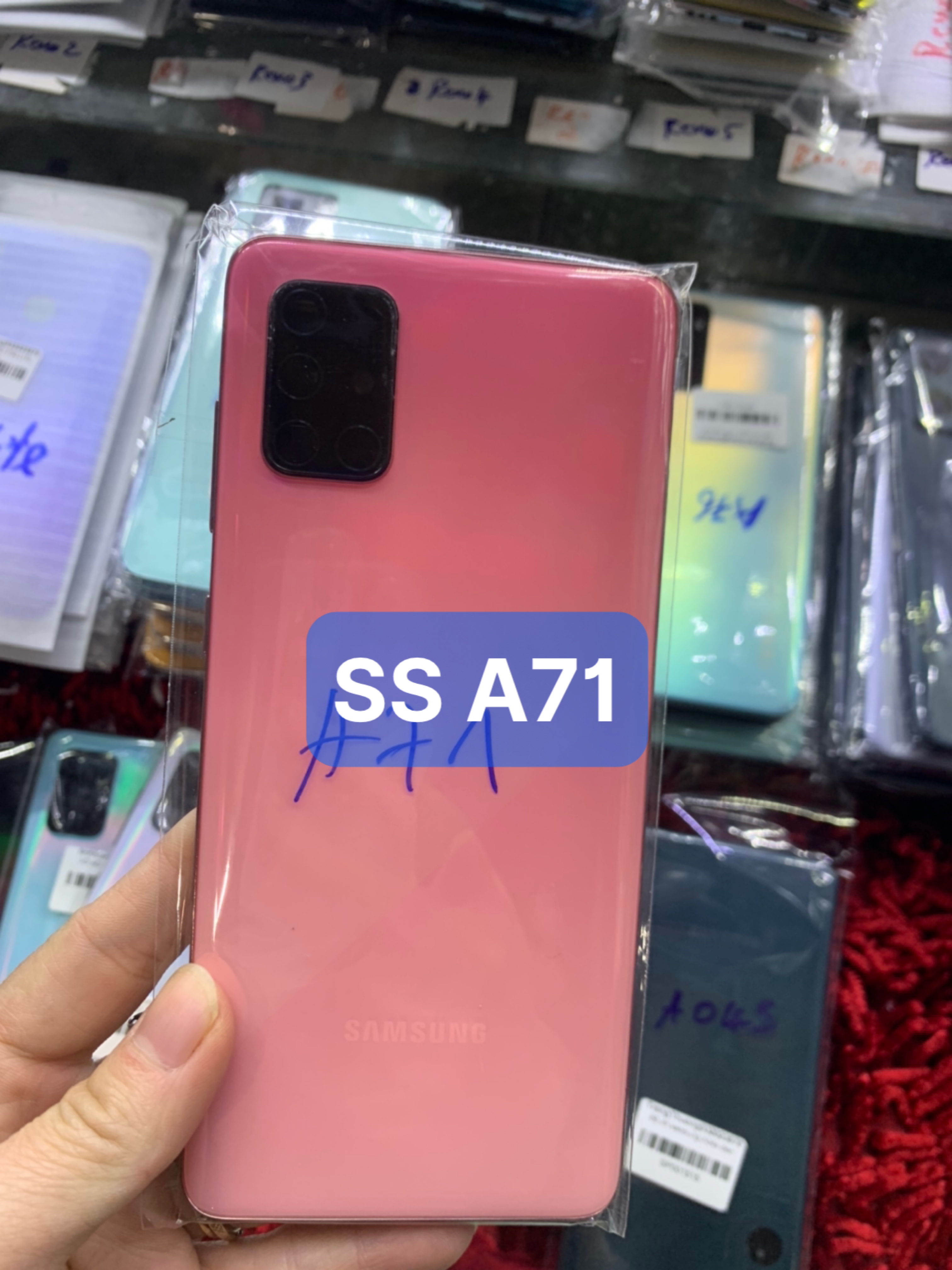 bộ vỏ zin hãng sam sung a71 full đồ kèm(kính camera,phím bấm,lưng sườn)