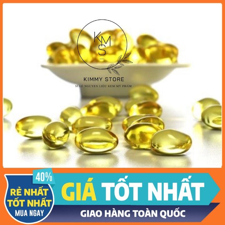 [HCM]Combo 5 viên e dưỡng vàng chộn kem