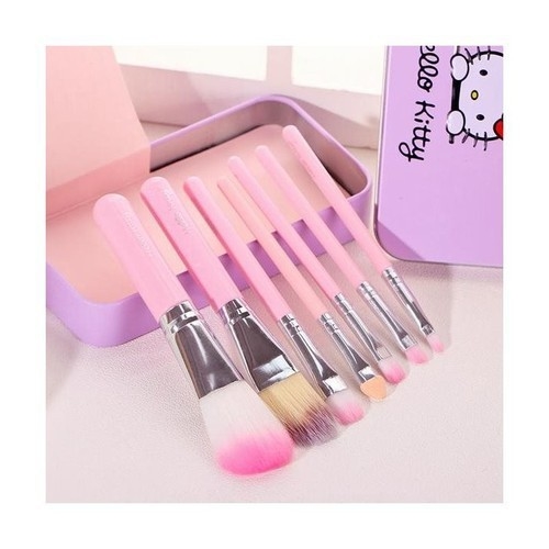 Bộ cọ trang điểm  7 món Kitty xinh xắn