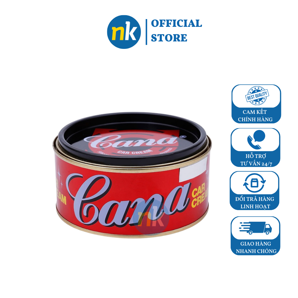 Kem Đánh Bóng Xóa Trầy Xước Sơn Ô tô - Xe Máy Cana Car Cream 100g - đánh bóng bề mặt kim lọai, đồ gỗ, mặt đá