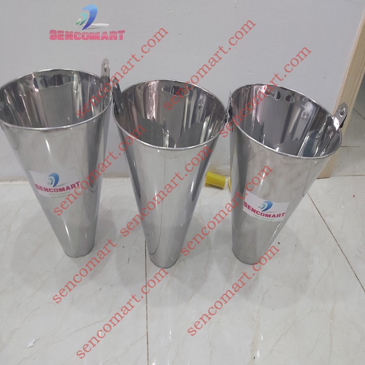 Combo 3 phễu c-ắ-t ti--ết gà vịt hoàn toàn làm bằng inox