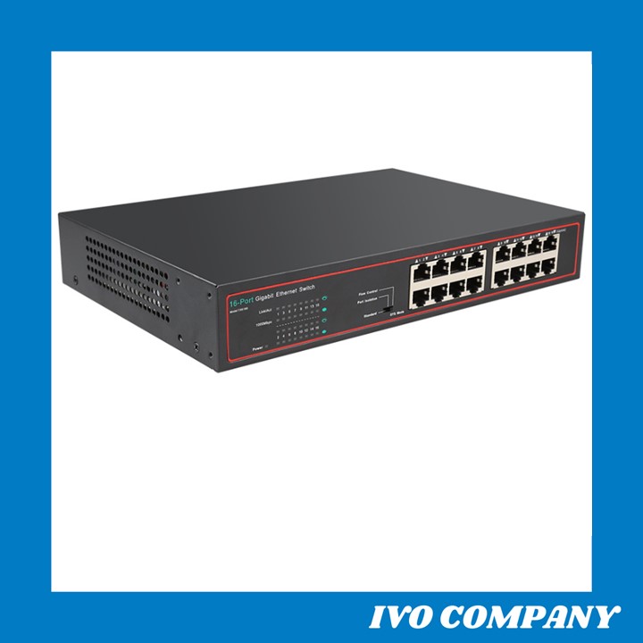 [HCM]Bộ Switch 16 Cổng Gigabit Hỗ Trợ VLAN TXE169