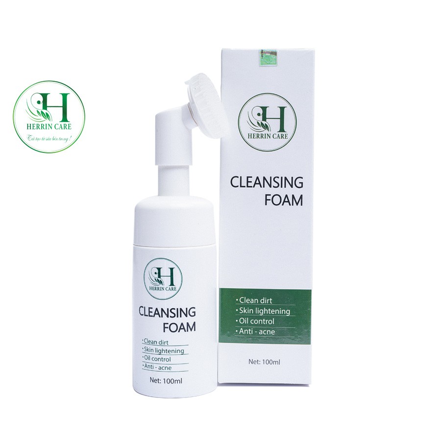 Sữa rửa mặt tạo bọt HERRIN CARE Cleansing Foam 100ml